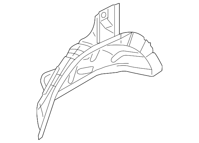 76750-1KD0B Деталь INNER WHEELHOUSE, RIGHT