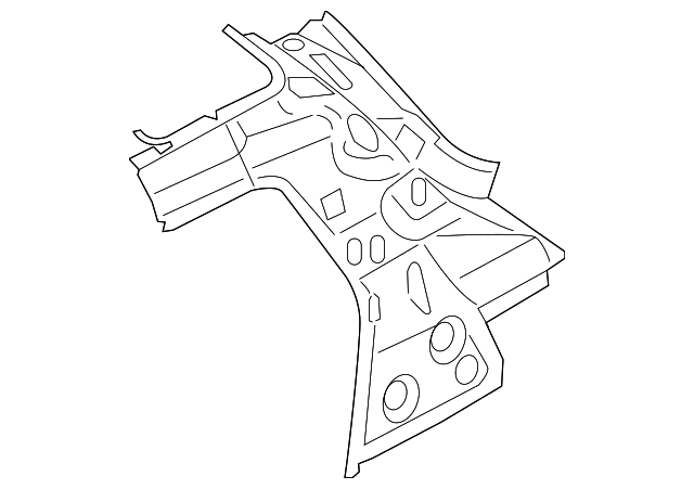 766D0-1KE1A Деталь INNER PILLAR, RIGHT