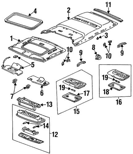 Oasis INTERIOR TRIM - ROOF