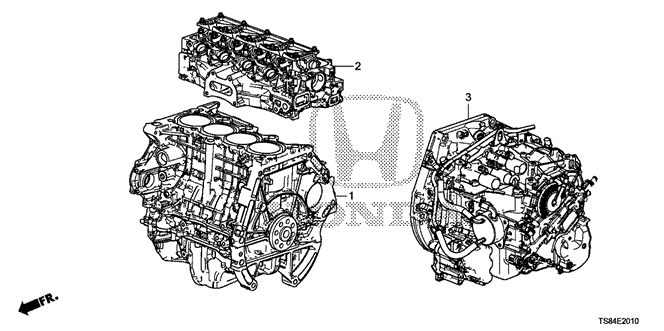 ENGINE/ENGINE ASSY. - TRANSMISSION ASSY. (1.8L) for 2012 Honda CIVIC COUPE #1