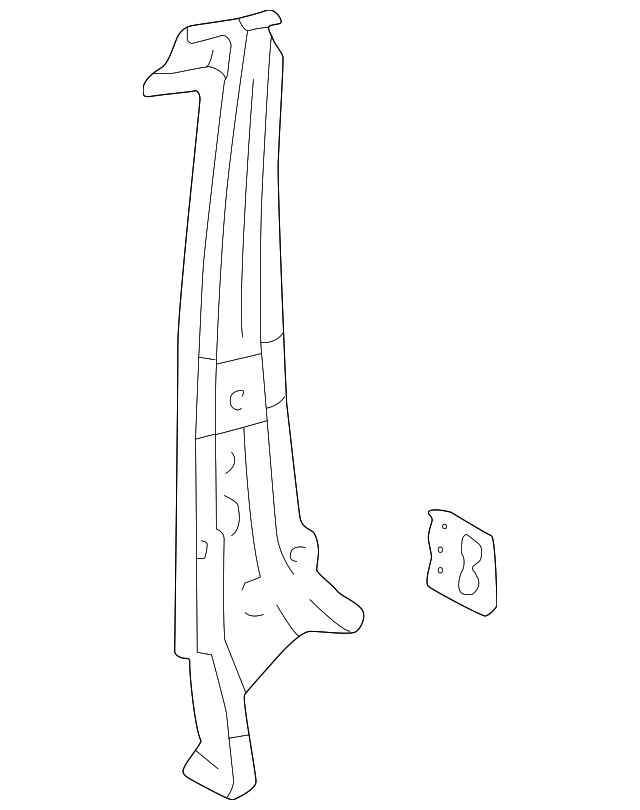61303-42030 Деталь FRONT REINF, RIGHT