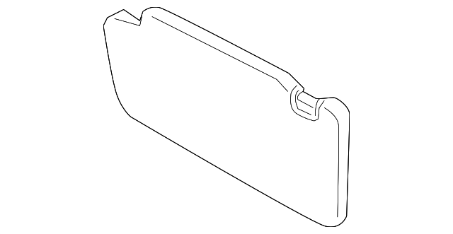 92011AG58AOR Деталь SUNVISOR, RIGHT