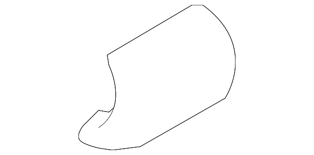 MR653089 BELT & RETRACTOR UPPER COVER, RIGHT