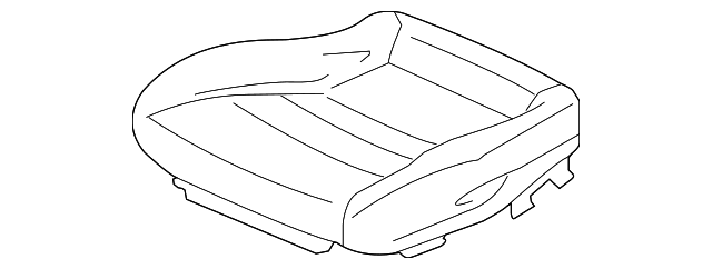 81131-S2A-A11ZA Деталь COVER, FR. SEAT CUSHION TRIM *NH167L* (L