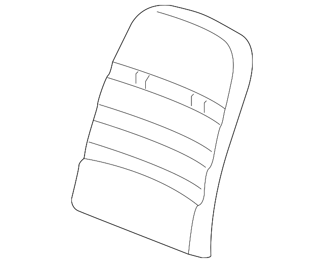 81123-S2A-J02 Деталь PAD, FR. SEAT-BACK MAIN