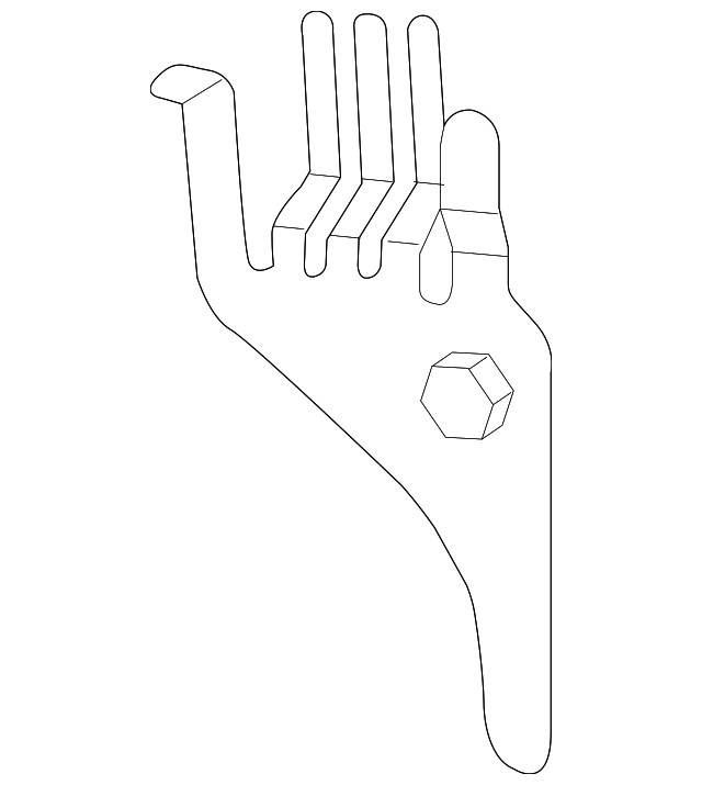 55056200AB Деталь WATER PUMP BRACKET