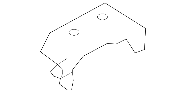 92132-E4000 Деталь INNER BRACKET, LEFT