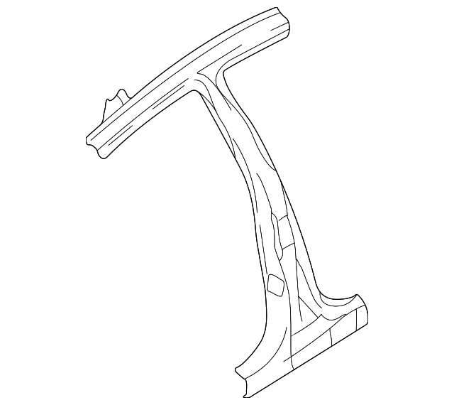 71402-26B10 Деталь CENTER PILLAR, RIGHT
