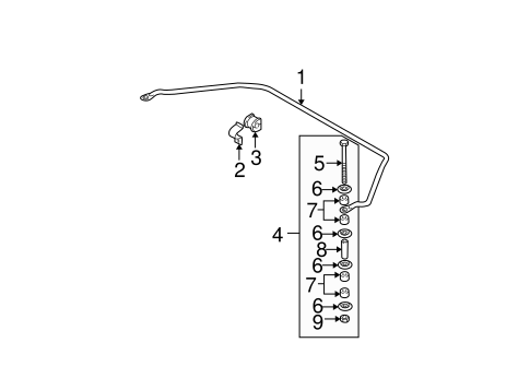 Sedona STABILIZER BAR & COMPONENTS