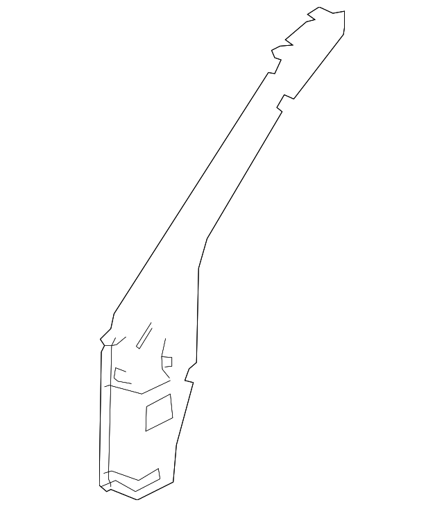 76261-CA000 Деталь PILLAR REINF, LEFT