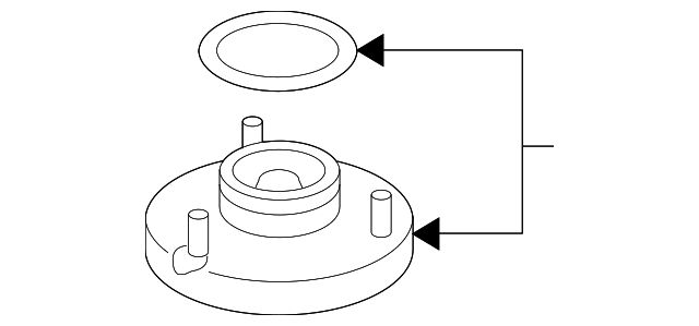 4135086Z01 Деталь STRUT MOUNT