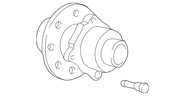 F81Z-1104-BH HUB & BEARING, RIGHT