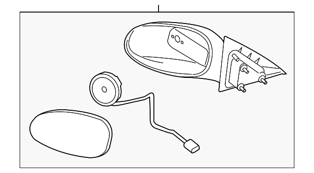 25947196 Деталь MIRROR ASSY, RIGHT
