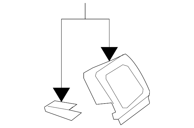 8030A083XA Деталь AIR OUTLET VENT, LEFT