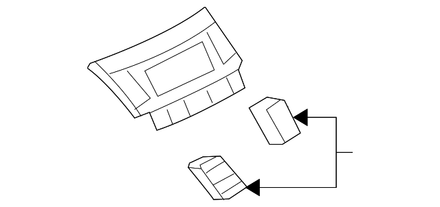 8002B686XA Деталь CENTER PANEL