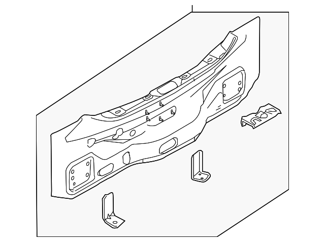 G9110-ZW4MB Деталь REAR BODY PANEL
