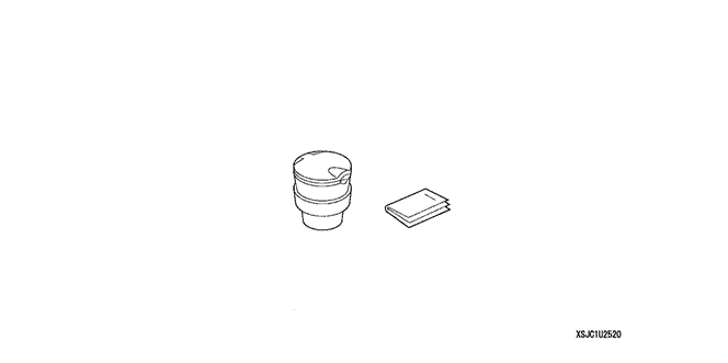 ACCESSORIES/ASHTRAY (CUP-STYLE) for 2010 Honda RIDGELINE #1