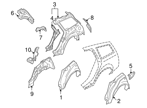 A4 Quattro INNER STRUCTURE 2