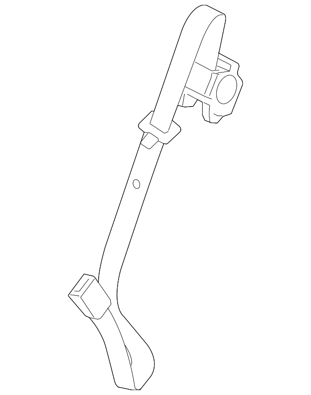 AL8Z-78611B64-AC Деталь CENTER SEAT BELT