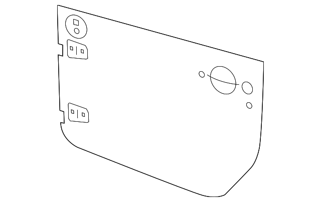 68061643AB Деталь OUTER PANEL, LEFT