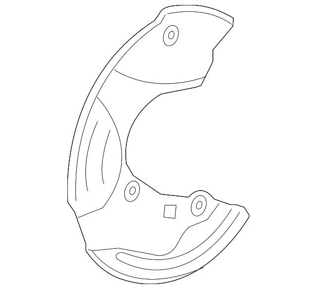 92199929 SPLASH SHIELD, LEFT