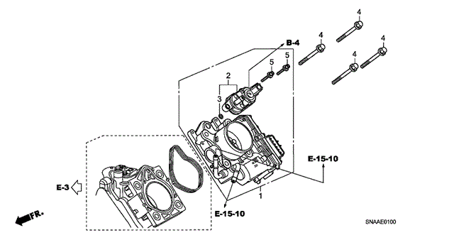 ENGINE/THROTTLE BODY (1.8L) for 2009 Honda CIVIC SEDAN #1