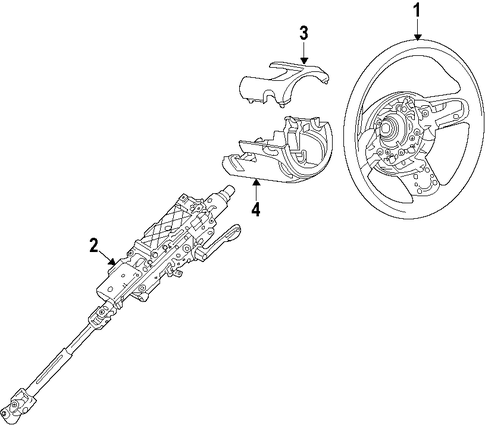 Cooper Countryman STEERING COLUMN