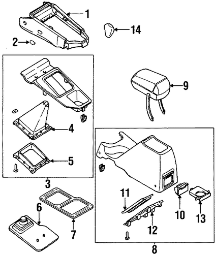 Sportage CENTER CONSOLE 3