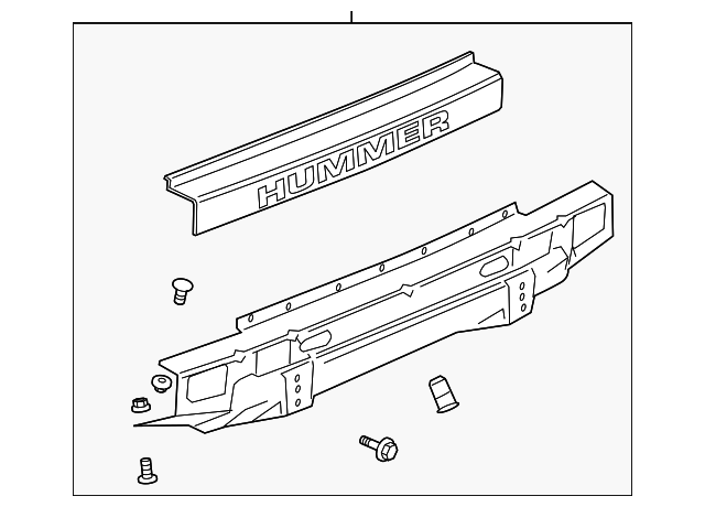 15778407 Деталь REAR BUMPER ASSY