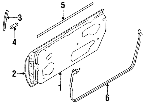 240SX DOOR & COMPONENTS