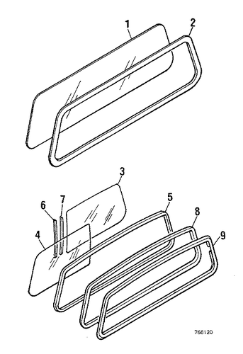 Brat BACK GLASS