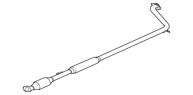 1570A186 Деталь REAR PIPE