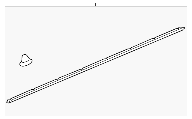 23207321 Деталь ROCKER MOLDING, RIGHT