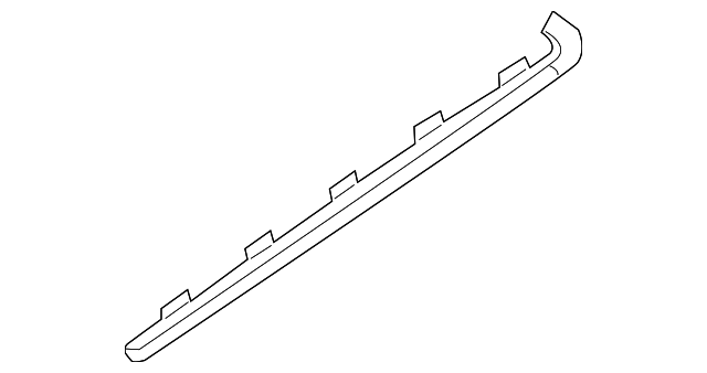 4L0-853-346-F-2ZZ Деталь LOWER MOLDING, RIGHT