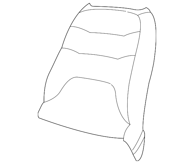 UD902L5AB Деталь SEAT BACK ASSY, LEFT