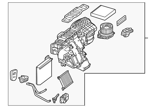 166-830-26-60 Деталь EVAPORATOR ASSY