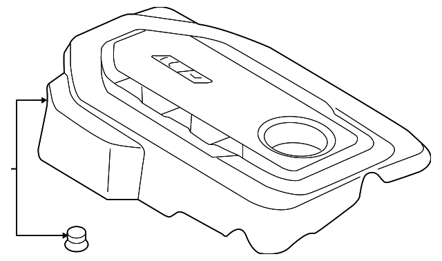 28240-2GGA1 Деталь ENGINE COVER