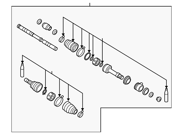 39100-9N01A Деталь AXLE ASSY