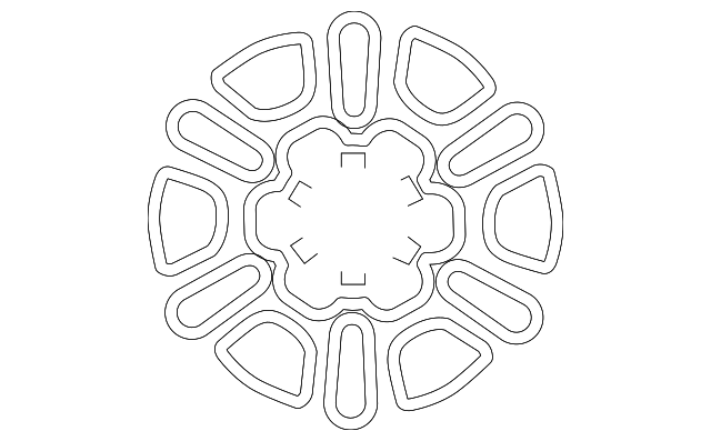 42611-35240 Деталь WHEEL, STEEL