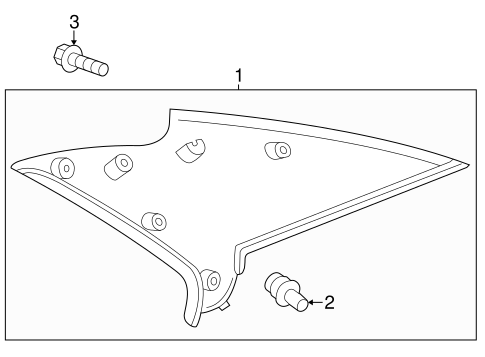 Camry INTERIOR TRIM - QUARTER PANELS 2