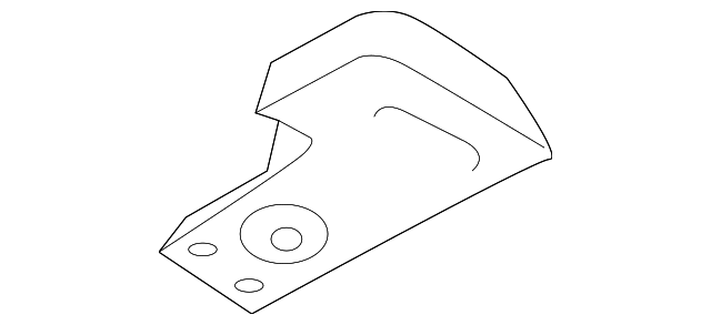 12363046 Деталь LATCH BRACKET, RIGHT