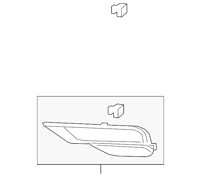 71104-T1W-A10 Деталь GARNISH, R. FR. BUMPER