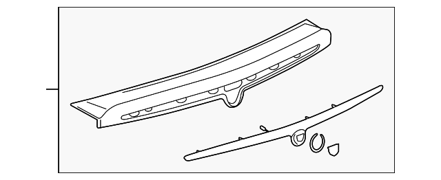 19151398 Деталь REAR SPOILER