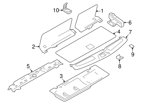 QX80 INTERIOR TRIM - REAR BODY