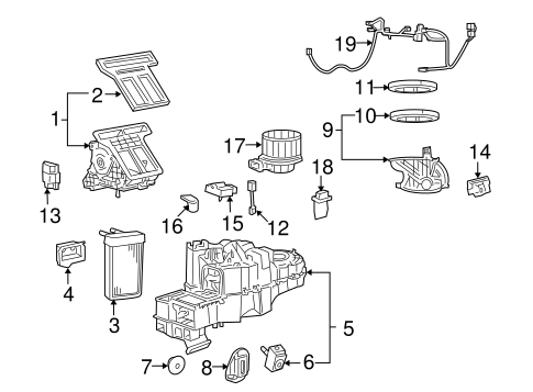 Tribute BLOWER MOTOR & FAN