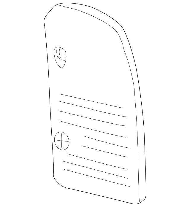 2C7Z7831560AAC Деталь COMPARTMENT DOOR, RIGHT
