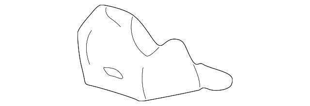 YC3Z78311A24AA Деталь PILLAR TRIM BRACKET, RIGHT