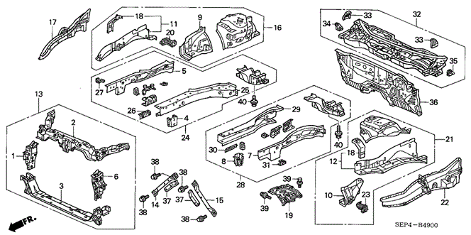 TL FRONT BULKHEAD - DASHBOARD