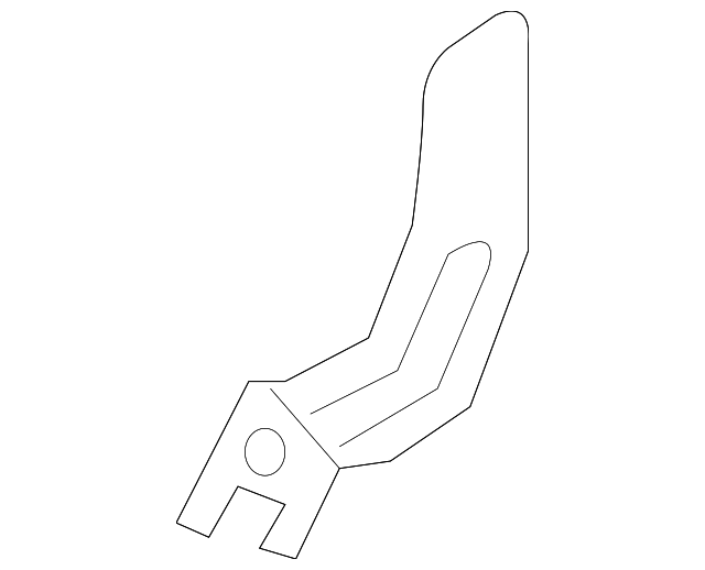 13588190 Деталь SEAT BACK FRAME BRACKET, LEFT