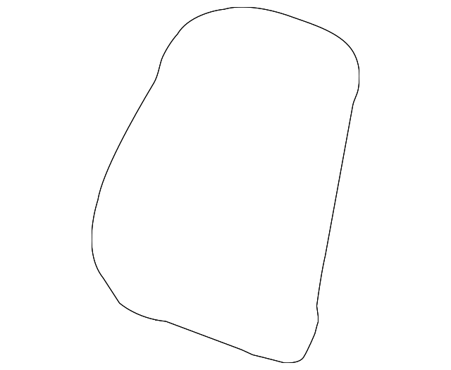 22979512 Деталь SEAT BACK COVER